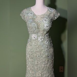 Elegant Floral Embellished Dress